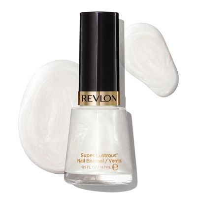 Revlon Nail Polish, Super Lustrous Nail Enamel Polish, Chip Resistant &amp; Longwear Formula, High Shine Finish, 020 Pure Pearl, 0.5 fl oz.