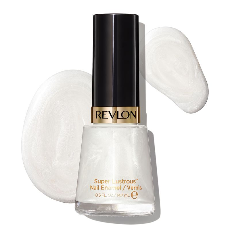 Revlon Nail Polish, Super Lustrous Nail Enamel Polish, Chip Resistant &amp; Longwear Formula, High Shine Finish, 020 Pure Pearl, 0.5 fl oz.