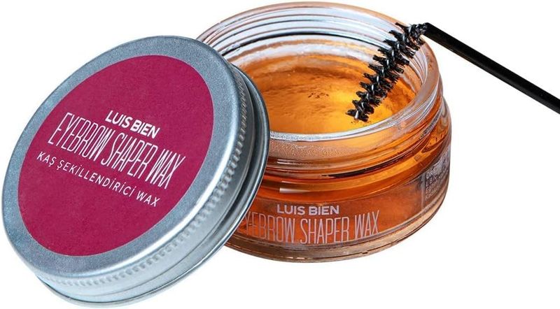 Luis Bien Eyebrow Wax Kit - Professional Eyebrow Soap Wax with Brush - Eyebrow Soap for Shaping and Defining - Eyebrow Gel for Fuller and Thicker Eyebrows - Long-Lasting and Secure Hold