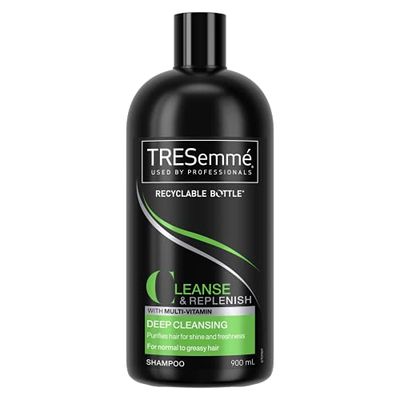 TRESemm Replenish &amp; Cleanse Shampoo with vitamin C, Fresh, 900 ml, Pack of 1