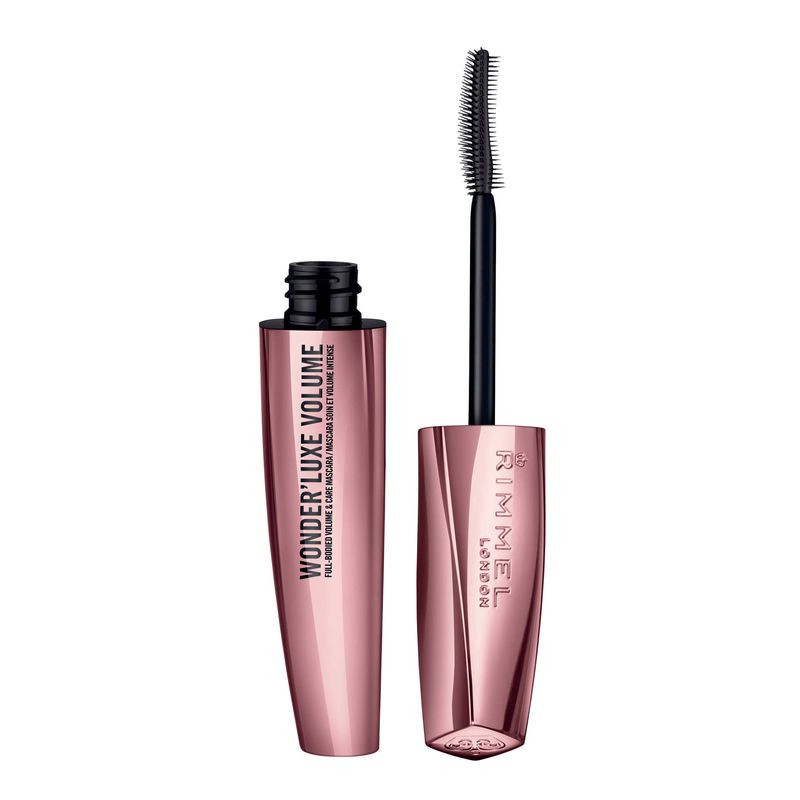 Rimmel Wonder&#39;Luxe Volume Mascara, Long-Wearing, Volumizing, Smudge-Proof, 003, Extreme Black, 0.08oz