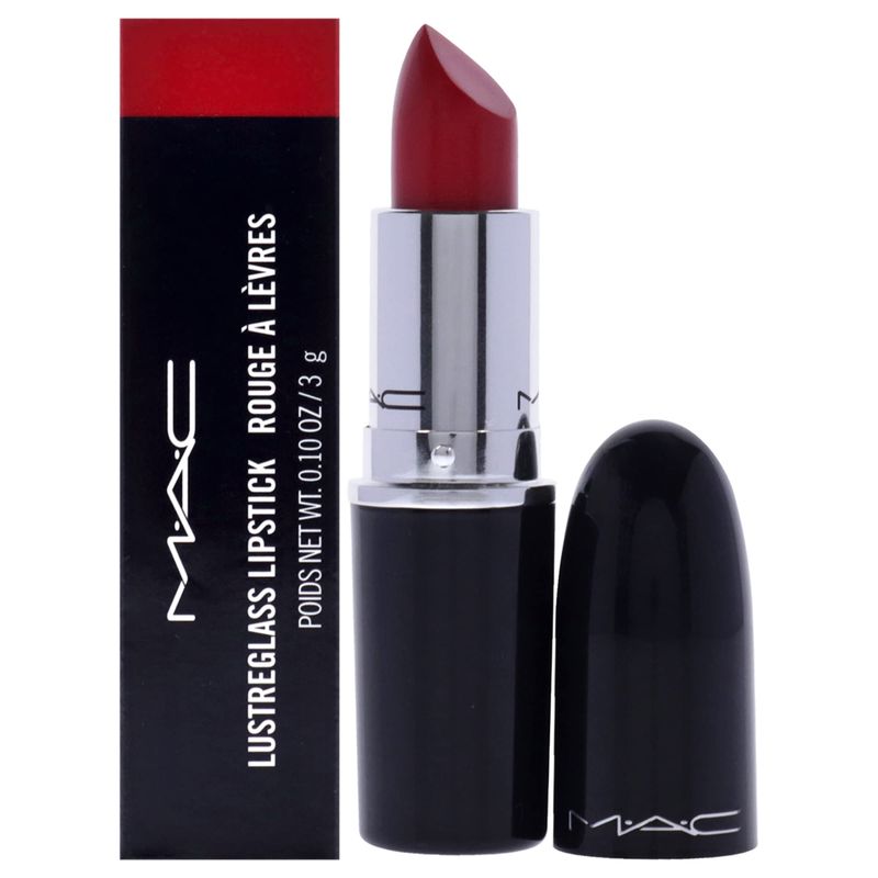 MAC Lustreglass Lipstick - 502 Cockney for Women - 0.1 oz Lipstick
