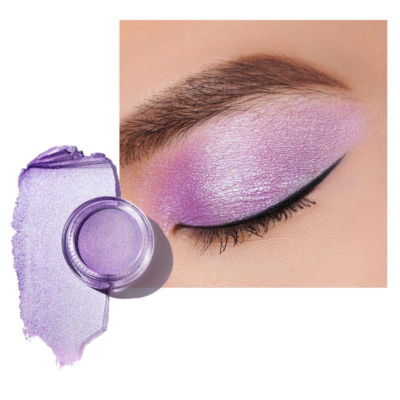 Oulac Purple Cream Eyeshadow also for Highlighter Large Capacity Highly Pigmented Eye Shadow Waterproof &amp;Long Lasting with Moisturizing Formula, Shimmer Glitter Eye Makeup. 6g.(19)