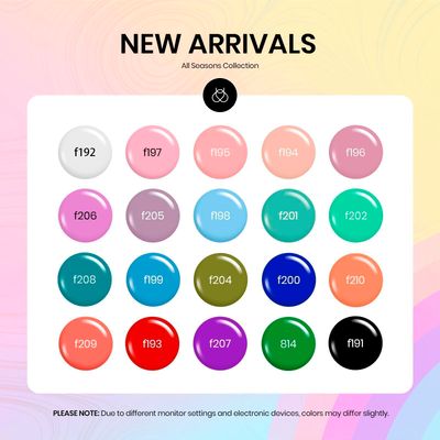 Beetles Gel Nail Polish Set, 20 Colors White Black Nude Gel Nail Polish with Gel Base Coat Matte&amp;Glossy Gel Top Coat Trendy Colors Uv LED Lamp Valentine Gel Nail Polish Valentine's Day Gifts for Women