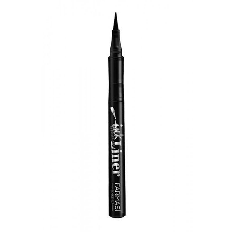FARMASI Makeup Ink Liner, Enriched Waterproof Formula and Long Lasting Wear, Smudge Resistant, Sweat Resistant, Quick Drying, Black, 0.03 fl. oz.  1.2 ml