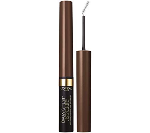 LOral Paris Cosmetics Brow Stylist Boost and Set Brow Mascara, Dark Brunette, 0.1 Fluid Ounce