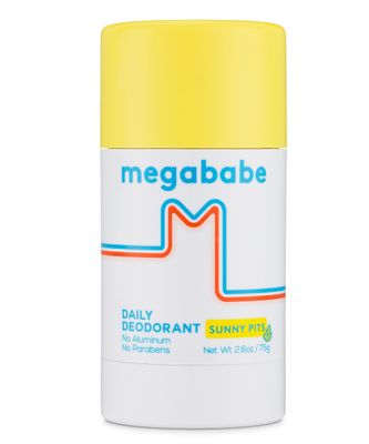 Megababe Daily Deodorant - Sunny Pits | Aluminum-Free, Clear &amp; Clean | 2.6 oz