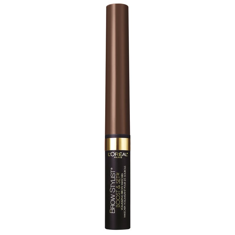 LOral Paris Cosmetics Brow Stylist Boost and Set Brow Mascara, Dark Brunette, 0.1 Fluid Ounce
