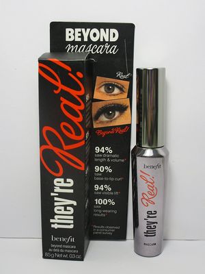Benefit Cosmetics They&#39;re Real! Mascara Full Size,Black, 0.3 Oz