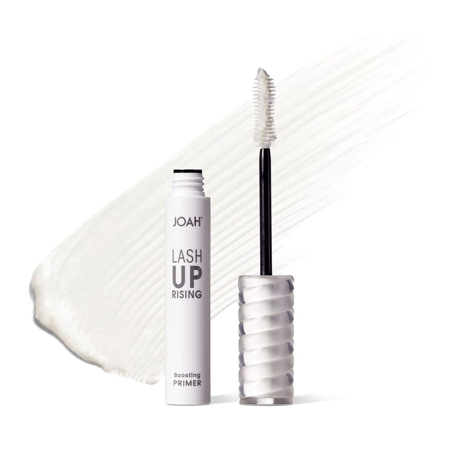 JOAH Eyelash Primer, UPrising Boosting Lash Primer, Strengthening &amp; Conditioning White Mascara Formula with Biotin, Vitamin E &amp; Olive Oil, Vegan &amp; Cruelty Free, Clear