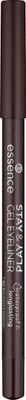 essence | Stay &amp; Play Gel Eyeliner | Super Soft Gel-like Texture | Waterproof &amp; Longlasting | Vegan &amp; Cruelty Free (02 But First Espresso)