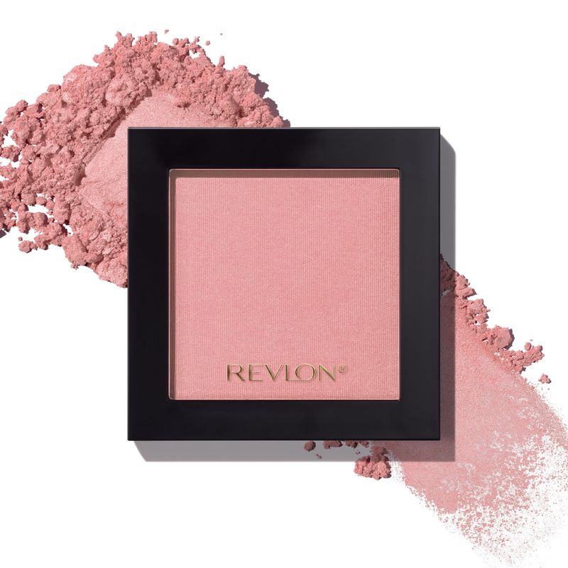 Revlon Powder Blush, Face Makeup Stocking Stuffers for Women, Buildable Color, Lightweight &amp; Smooth Finish, 004 Rosy Rendezvous, 0.17 oz