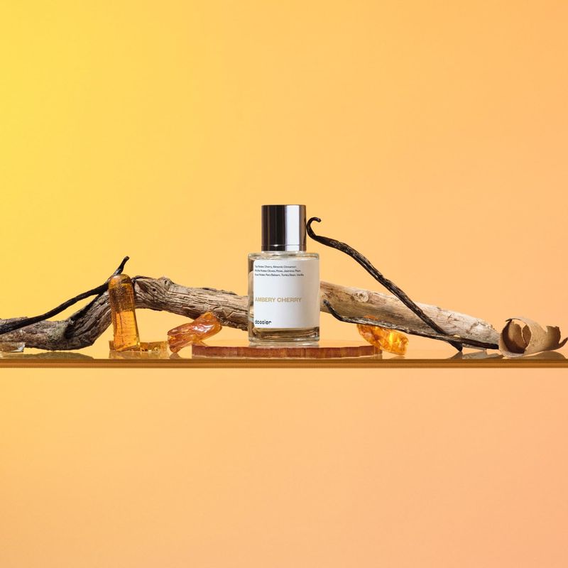 Dossier - Eau de Parfum - Ambery Cherry - Inspired by T.Ford Lost Cherry - Perfume Luxury - Pure Infused - Paraben Free - Vegan - For Women Men Unisex - Fragrance 1.7 Fl oz (Spray 50ml)