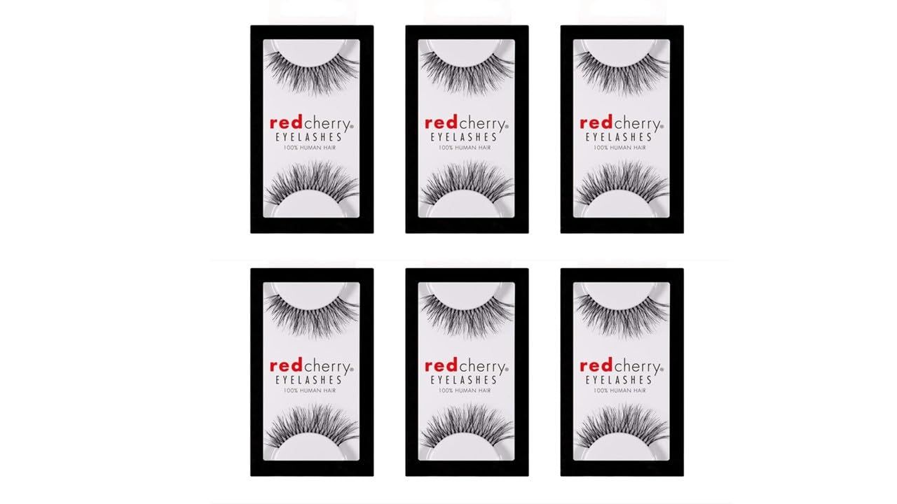 Red Cherry #217 False Eyelashes (Pack of 6 Pairs)