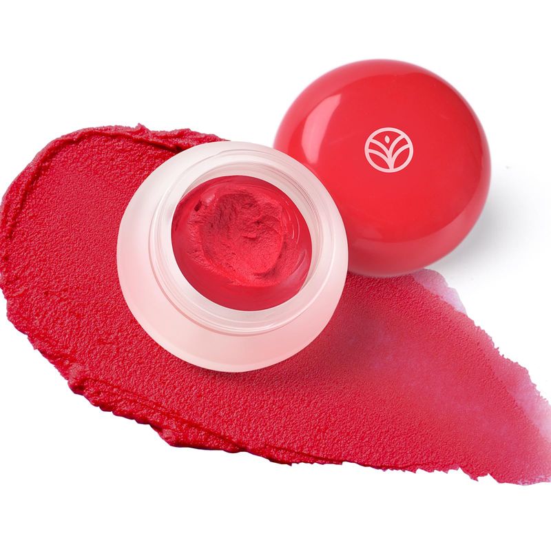 YOUNG VISION Lip &amp; Cheek Pudding Pot - Multi-Use Soft Matte Cream Blush, Buildable Lightweight Formula Lips and Cheeks Tint, 5g0.17oz