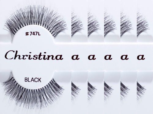 6packs Eyelashes - 747L by Christina