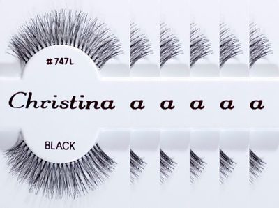 6packs Eyelashes - 747L by Christina