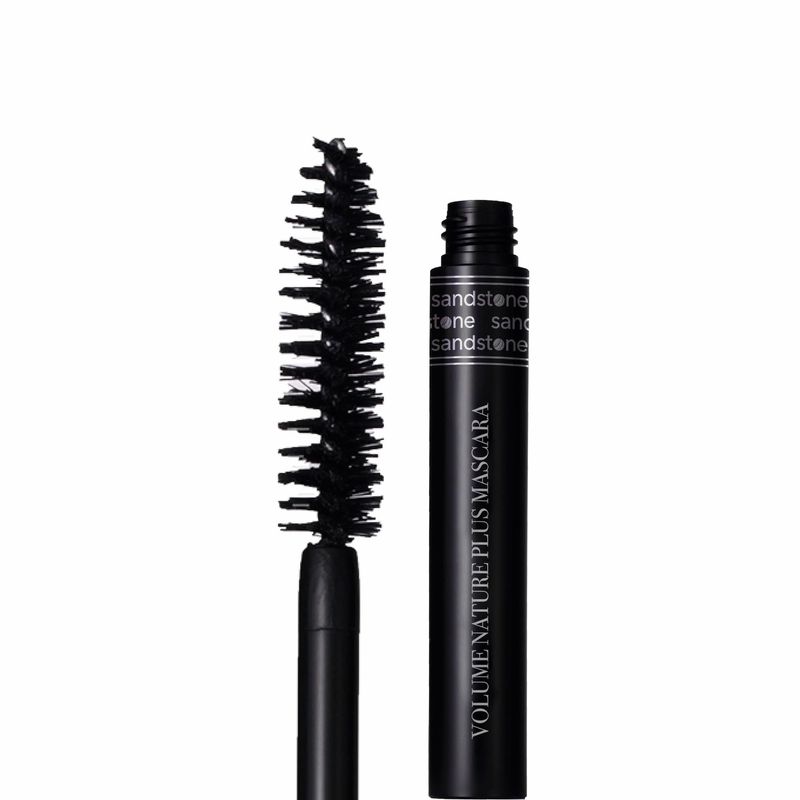 Sandstone Scandinavia Volume Nature Plus - Hypoallergenic Mascara Sensitive Eyes - Smudge- &amp; Sweatproof, Volume and Lengthening Mascara - Allergy tested - Vegan - Non Toxic Mascara