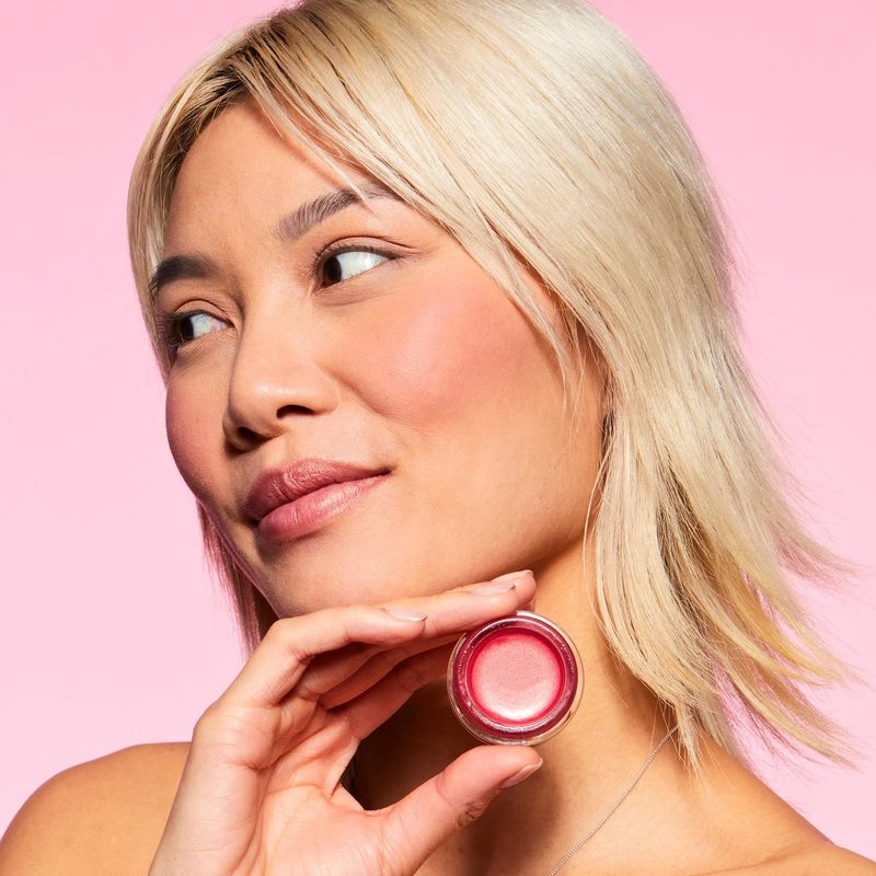 Pacifica Cream Blush - Fluffy Blushy Whipped Blendable Blush for Lip  Cheek, Pink 2-in-1 Hydrating Blusher with Vegan Collagen, Lightweight &amp; Buildable, Vegan &amp; Cruelty-Free, 1 fl oz (Shade Bloom)
