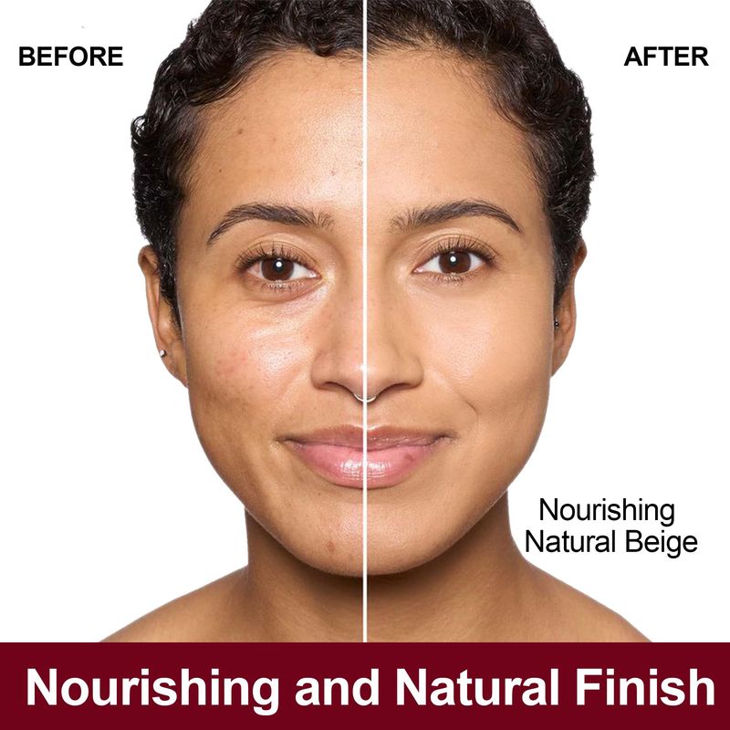 FV Dewy Foundation, Hydrating Formula &amp; Medium Coverage, Waterproof, Long Lasting, Lightweight Liquid Foundation, Ideal For DryCombination Skin, 30g, Nourishing Beige