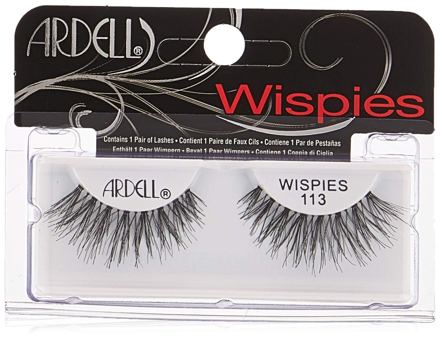 Ardell Fashion Lashes Pair - Black 113 (Pack of 4)