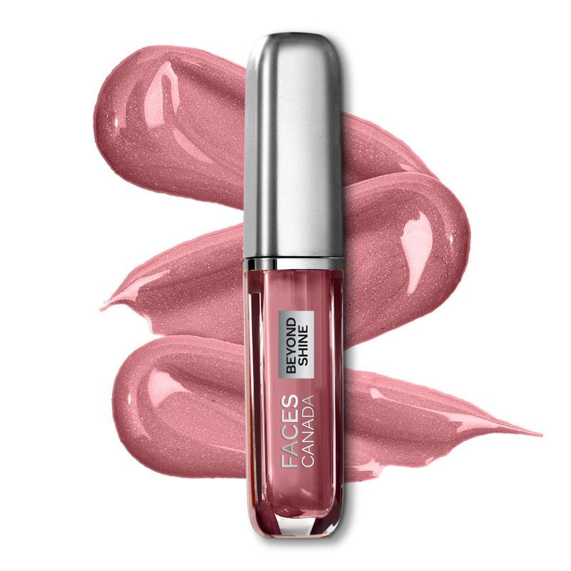 FACESCANADA Beyond Shine Lip Gloss - Baebe 03 | 24 Hour Hydration | Lightweight &amp; Non-Sticky | Fuller, Supple &amp; Plump Lips | Gives Natural Shine | 0.13 Fl Oz3.8 ml