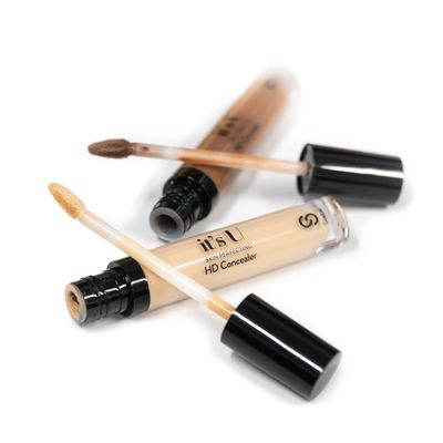Sistar it's U Skin Perfecting HD Concealer Full Coverage Lightweight Long Lasting Correcting Liquid Contour Cover Masker Makeup 5 ml  0.17 fl. oz (Toffee)