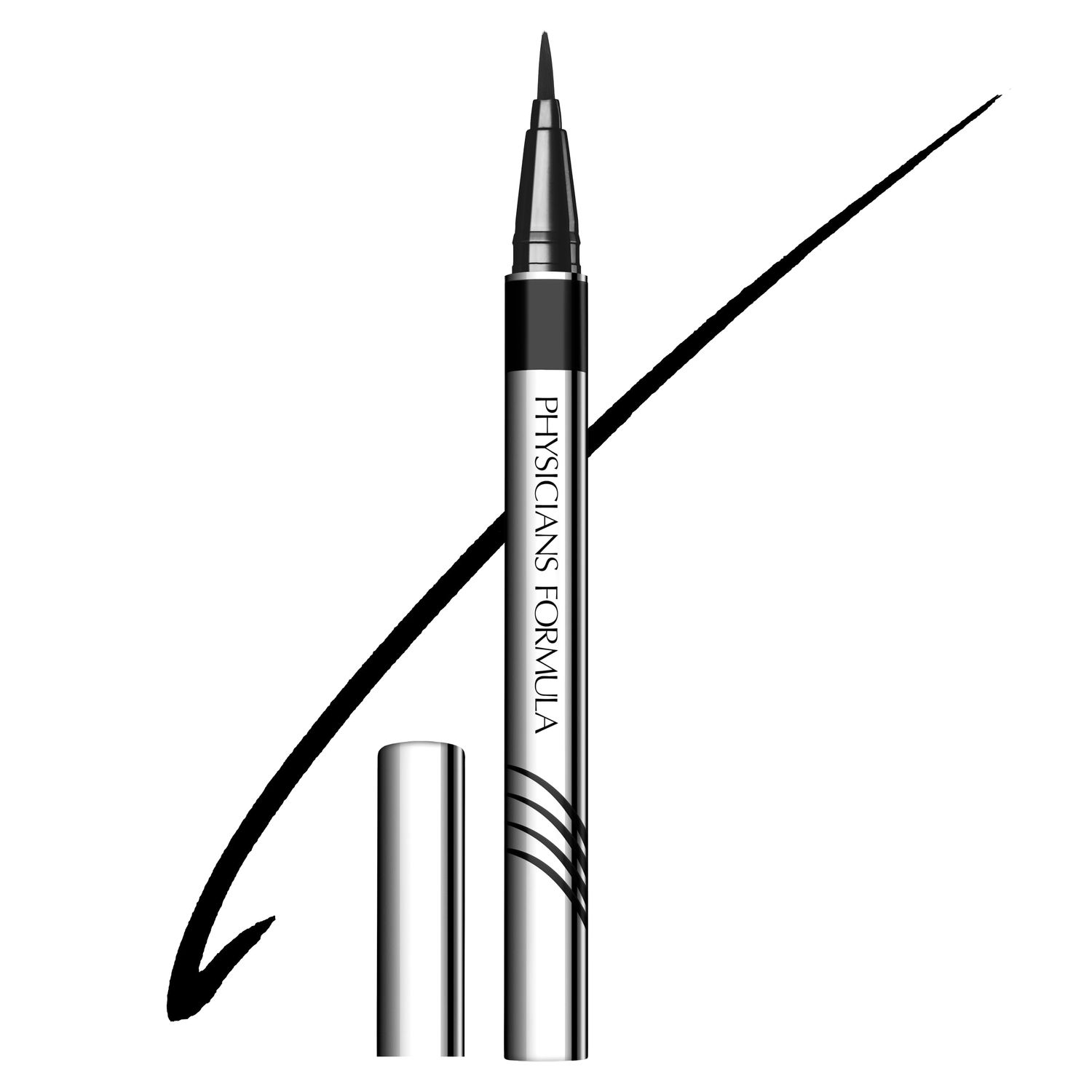 Physicians Formula Eye Booster, Lash-Enhancing 2-in-1 Eyeliner Serum, Dermatologist Approved, Hypoallergenic, Cruelty-Free &amp; Vegan - Ultra Black