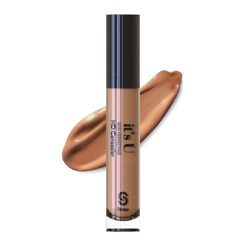 Sistar it&#39;s U Skin Perfecting HD Concealer Full Coverage Lightweight Long Lasting Correcting Liquid Contour Cover Masker Makeup 5 ml  0.17 fl. oz (Toffee)