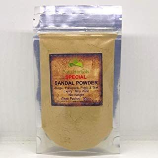 Pam Herbals Special Sandalwood DIY Powder For Face pack,Worship &amp; Auspicious occasions (Sandalwood Powder 50g Pouch)