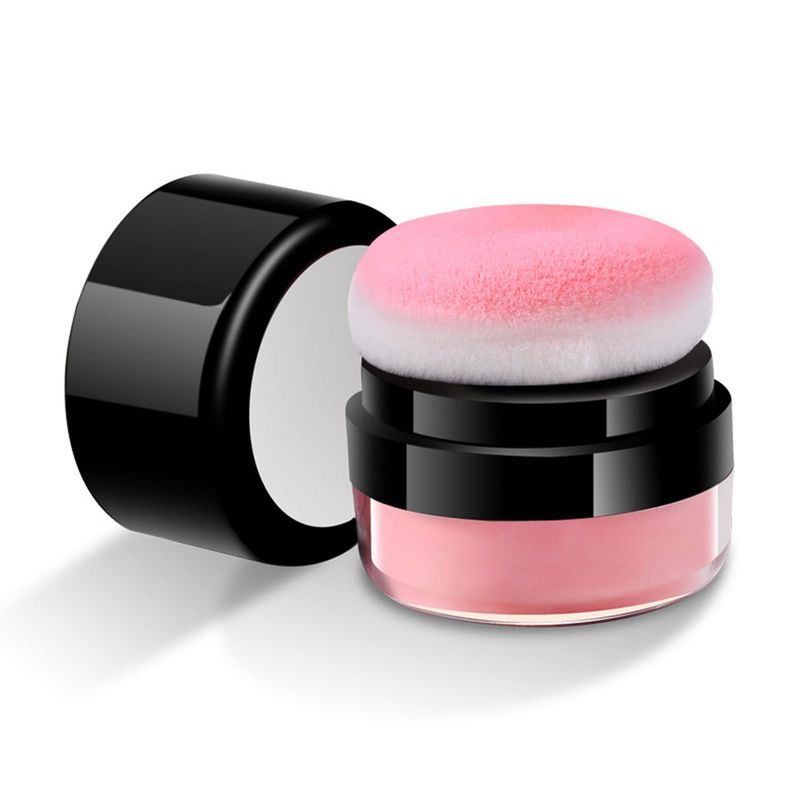 Loose Powder Blush Air Cushion Blush Natural Blusher Bright Shimmer Face Blush for Cheek Highly Pigmented Blush Makeup Easy to Blend Makeup Blushin, All Day Wear(01#)