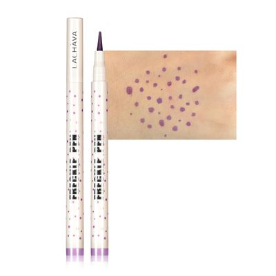 LACHAVA Freckle Pen Waterproof Natural Lifelike Fine Spot Freckle Makeup Pen, Long Lasting and Quick Dry (03, Small)