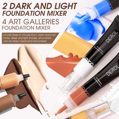 LOKFAR Yellow Foundation Mixing Pigment for Adjusting Shade and Color Corrector, Blends Easily With Foundation, Yellow Color Corrector for Adjusting Foundation from Pink to Yellow (03# Yellow)
