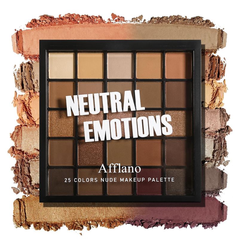 oygcee Nude Neutral Smokey Eyeshadow Palette Makeup, Matte Shimmer Natural Eye Shadow Palettes, Highly Pigmented Naturing-Looking Long Lasting Waterproof Blendable for Hazel Brown Eyes,Travel Size