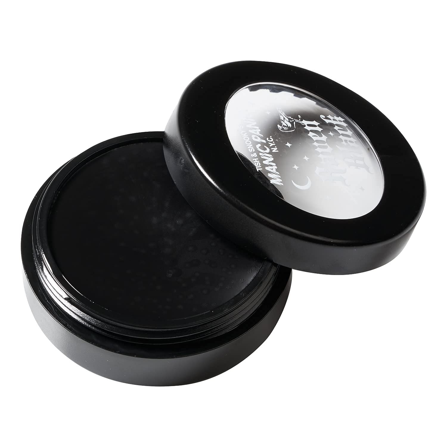 MANIC PANIC Black Raven Body &amp; Face Paint Make-up - Full Coverage Black Face Paint &amp; Black Body Makeup for Halloween &amp; Everyday Use - Use as Makeup Base or Eyeliner - Set with Powder to Last All Day