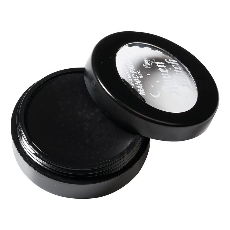 MANIC PANIC Black Raven Body &amp; Face Paint Make-up - Full Coverage Black Face Paint &amp; Black Body Makeup for Halloween &amp; Everyday Use - Use as Makeup Base or Eyeliner - Set with Powder to Last All Day