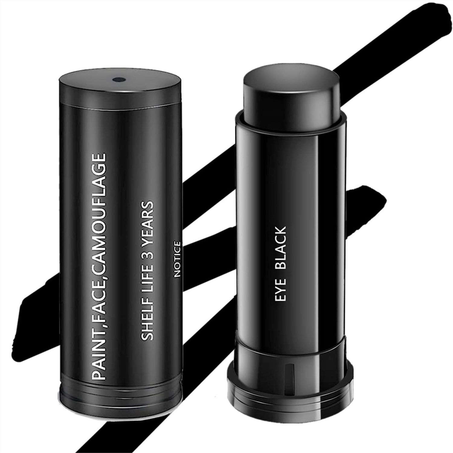 Go Ho Eye Black,Eye Black Stick for Sports,Easy to Color Black Face Paint Eye Black FootballBaseballSoftball,Football Stick Sports Eye Black Stick,Black Eye Makeup,1PC