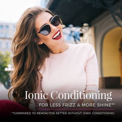 Remington Ionic Conditioning Hair Setter, 20 Velvet Hair Rollers, 6 Large (1), 10 Medium (1"), 4 Small (), Blowout Style Hair Curlers