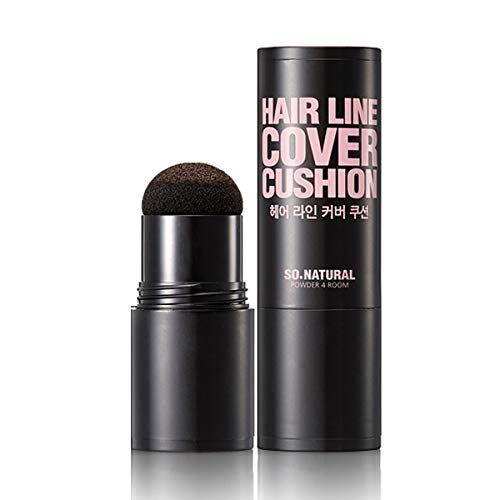 SO NATURAL Hair Cover Cushion - Soft Cream Jelly Texture for Dark Brown Hair Line