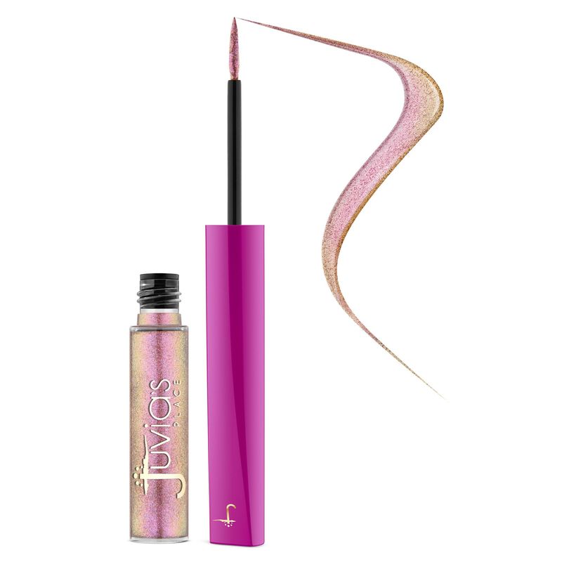 Juvia&#39;s Place Afrogalactic Glitter Liner Unique - Glitter Liner Liquid, Waterproof Liner, Multi-Dimensional Gel Liner, Metallic Liquid Liner, Holographic Liner, Iridescent Liner