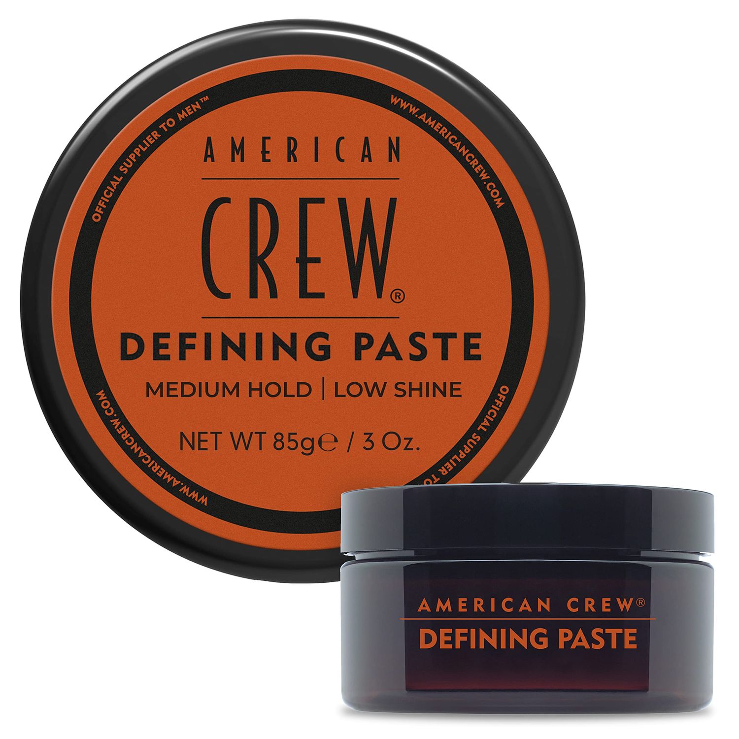 American Crew Men&#39;s Hair Defining Paste, Like Hair Gel with Medium Hold Hair Gel &amp; Low Shine, 3 oz