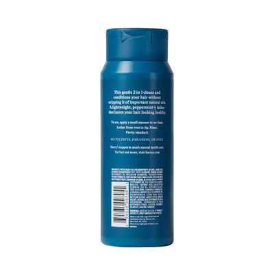 Harry's Men's 2 in 1 Shampoo and Conditioner for All Hair Types | Gentle &amp; Refreshing | 14 Fl Oz, 3 Count