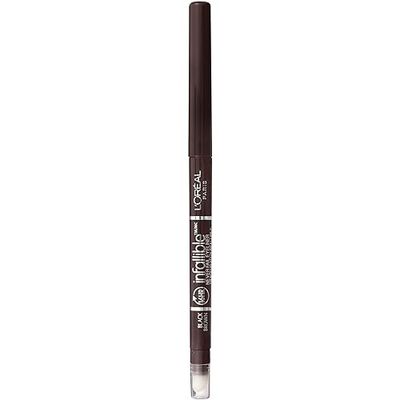 L&#39;Oreal Paris Makeup Infallible Never Fail Original Mechanical Pencil Eyeliner with Built in Sharpener, Black Brown, 1 Count