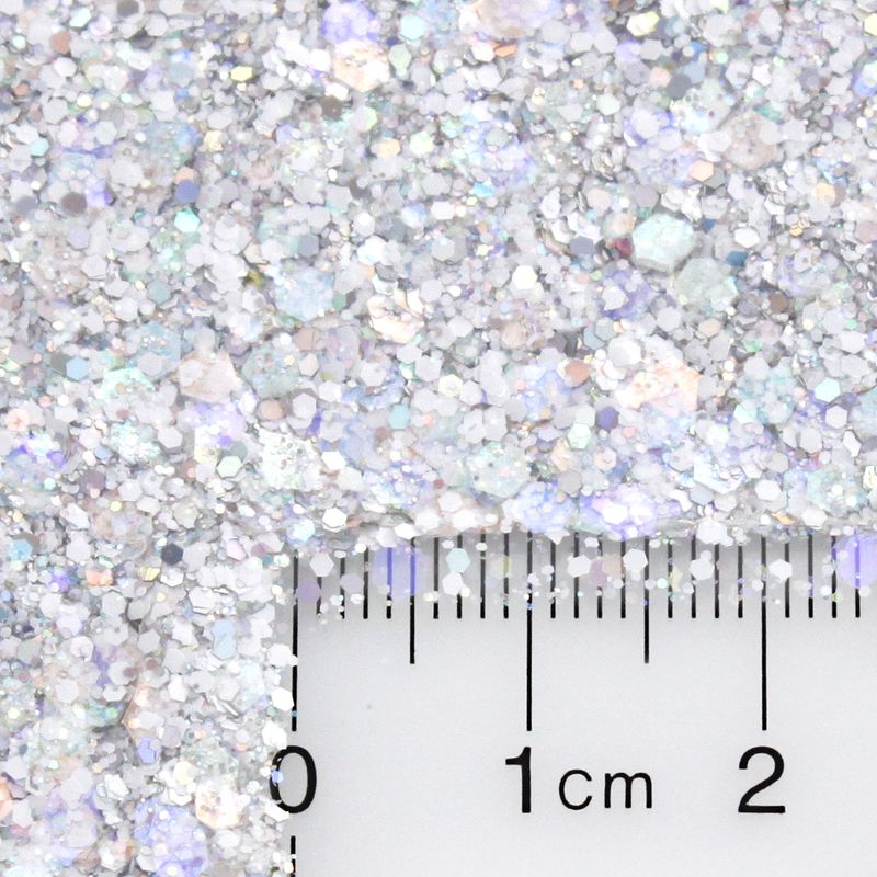 GLITTIES - Icing - Holographic &amp; Matte Chunky Mixed Glitter  COSMETIC GRADE  Festival Body Glitter, Makeup, Face, Hair, Lips, Nails - (10 Gram)