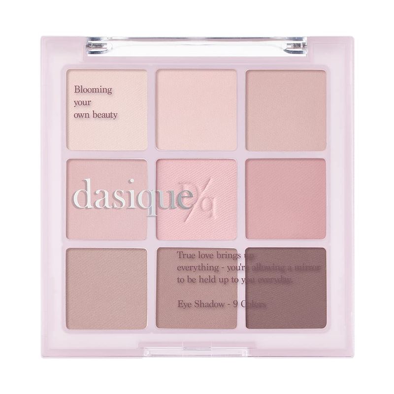Dasique Shadow Palette #13 Cool Blending l Vegan, Cruelty-Free l 9 Blendable Shades in Smooth Matte Finish