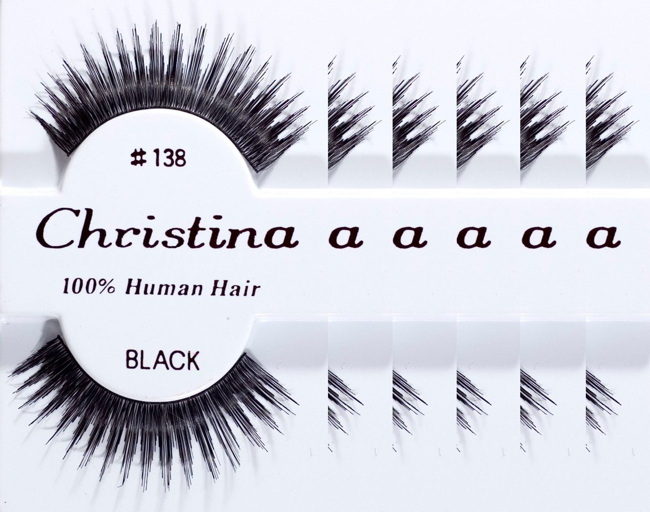 6packs Eyelashes - 138 by Christina