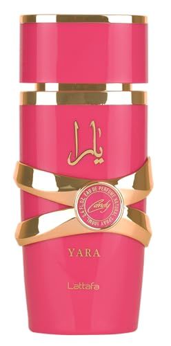 Lattafa Yara Candy for Women Eau de Parfum Spray, 3.4 Ounce  100 ml