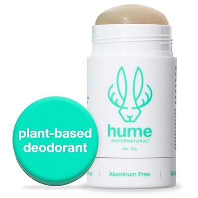 Hume Supernatural Roll On Aluminum Free Deodorant for Women &amp; Men - Safe for Sensitive Skin - Probiotic and Plant-Based - Long-Lasting Moisture Absorbing - Clean and Effective - Desert Bloom, 1-Pack