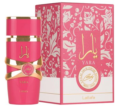 Lattafa Yara Candy for Women Eau de Parfum Spray, 3.4 Ounce  100 ml