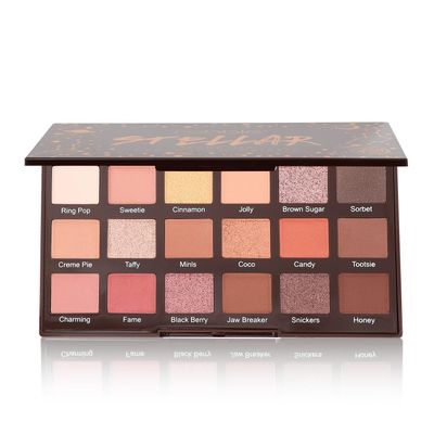 Eye Shadow Palette Pro, Eye Shadow Palette Professional 18 Colors High Pigmented Warm Neutral Metallic Blendable Creamy Eye Shadow Pallet Set(Smoky Eye Shadow)